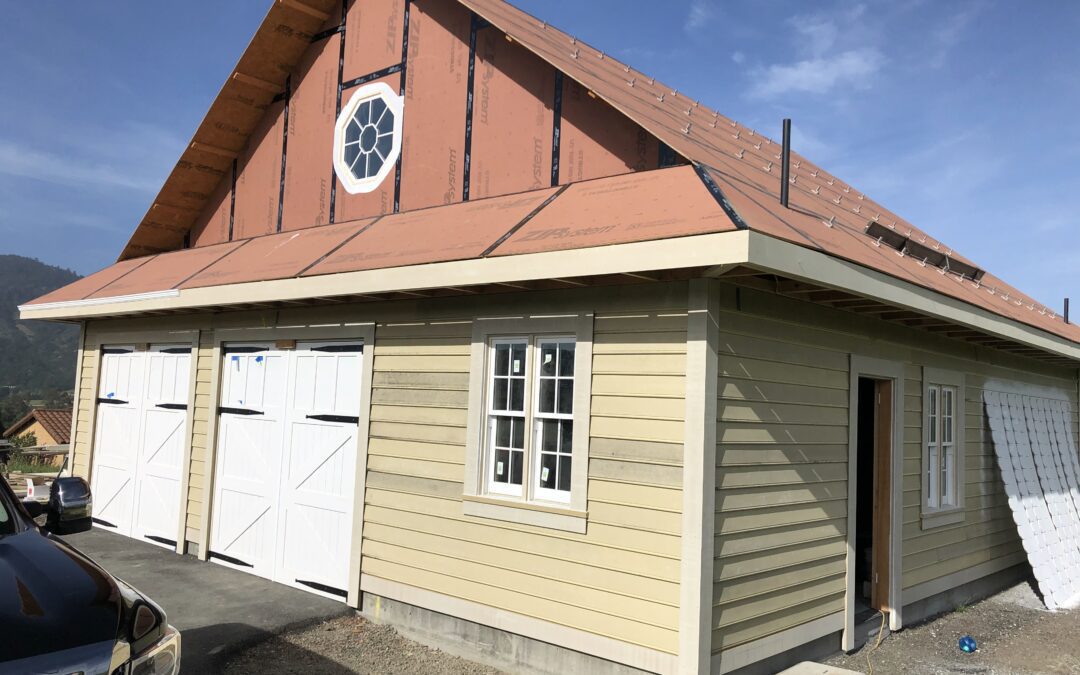 New carriage house doors