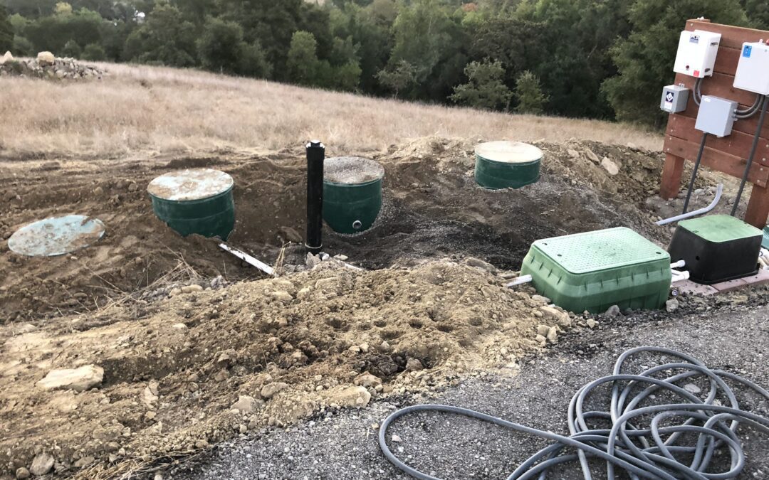 Septic tank installation